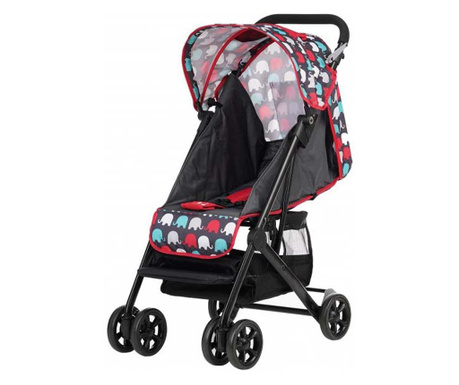 Бебешка количка Felis, компактна, лесно сгъваема, до 15 кг., Многоцветен, 6+ месеца 108x73x50 cm