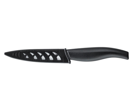 Нож керамичен универсален ZASSENHAUS CERAPLUS, Ергономична дръжка, По-твърд от стомана, Със защита на острието, L - 10 см