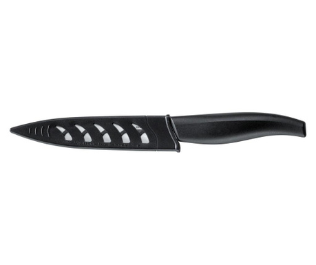 Нож керамичен универсален ZASSENHAUS CERAPLUS, Ергономична дръжка, По-твърд от стомана, Със защита на острието, L - 13 см