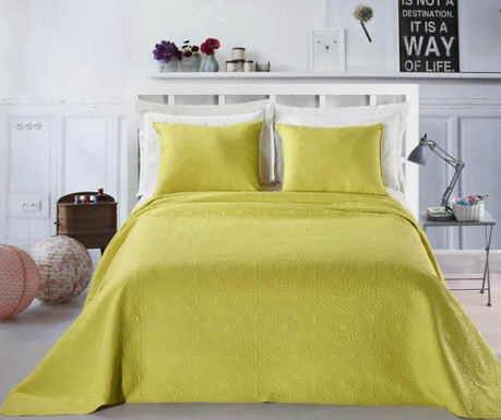 Zestaw na łóżko Single Elodie Yellow
