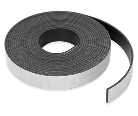 Banda magnetica cu adeziv, createur, varietate, rola de 15m - 3mm, 1,5cm