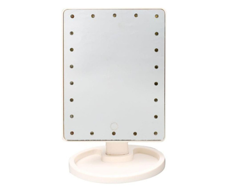 Oglinda cosmetica, Gonga, iluminare LED Alb