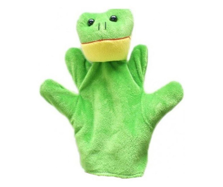 Marioneta de mana model animalut, 22.5 cm, Gonga® Verde