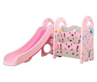 Tobogan cu cos de baschet si organizator carti Nichiduta Big Meteor Pink