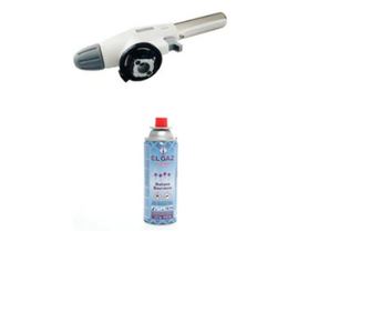 Arzator Portabil SI Doza Gaz 227g Flame Gun Elgaz ,aprindere electrica si rezerva