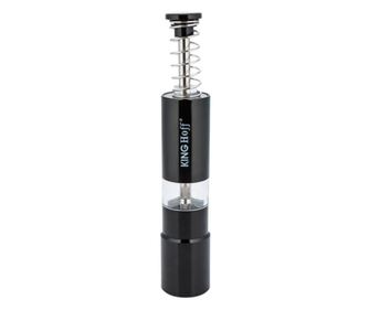 Mini-rasnita pentru sare sau piper KingHoff, negru