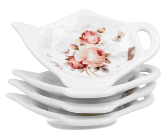 Set 4 držala za čajne vrečke DUO Classic
