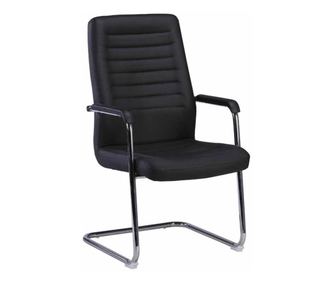 Rfg Посетителски стол sit m, черен, 2 броя в комплект  82/77/62
