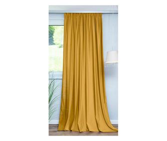 Draperie Catifea Mustar, Decolis, 1 buc, 150x250cm