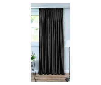 Draperie Catifea Negru, Decolis, 1 buc, 150x250cm