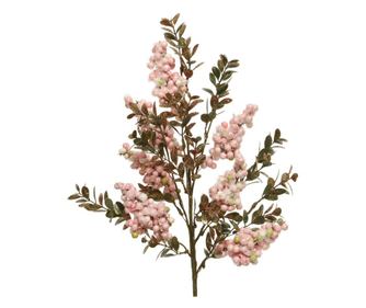 Creanga artificiala fructe, aspect inghetat, 65 cm