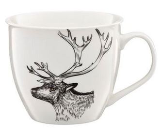 Cana mare portelan 550ml, model Cerb, AMBITION Wild