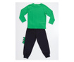 Set bluza si pantaloni Denokids, bleumarin/verde