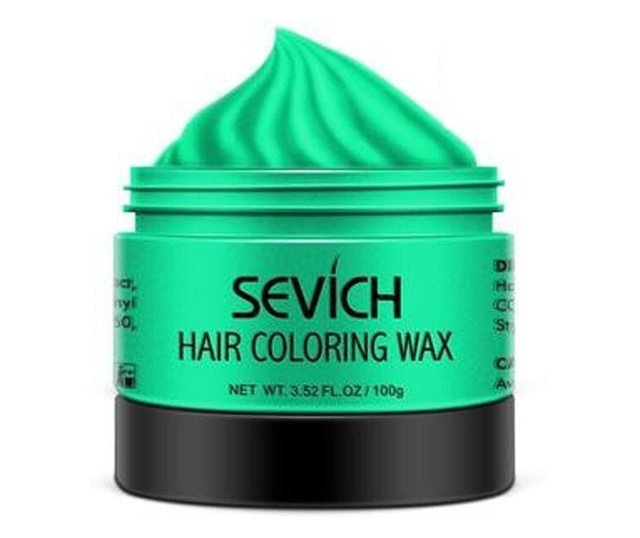 Восък оцветител за коса, Professional, Sevich, зелен, 120г