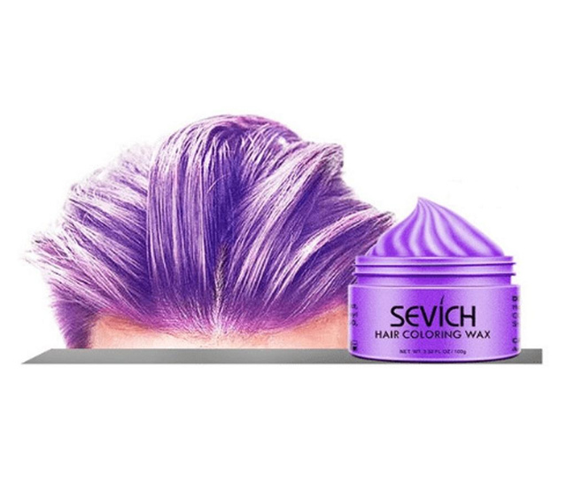 Professzionális Sevich Színes hajviasz, Violet, 120 g
