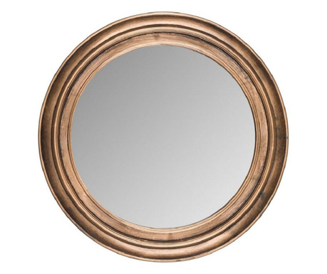 Oglinda rotunda cu aspect de bronz  54x54x3 cm