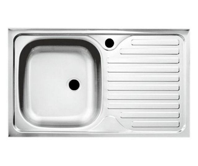 Set Masca Chiuveta Wenghe  80 cm X 50 cm X 80 cm, Chiuveta inox, Baterie lebada flexibila si Sifon scurgere
