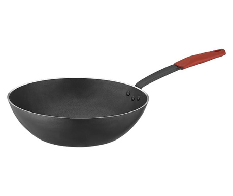 NETLON SAFFRON Tigaie wok profesionala 28x8,5cm, aluminiu cu...