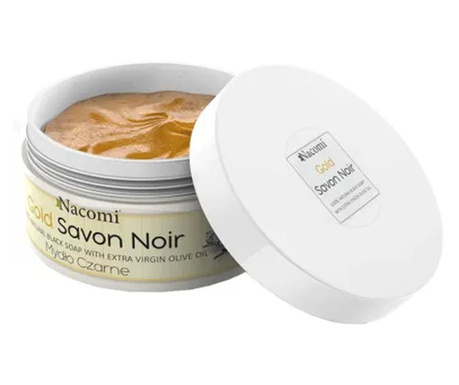 Nacomi - Savon Noir Gold - fekete-arany szappan - 120 gr
