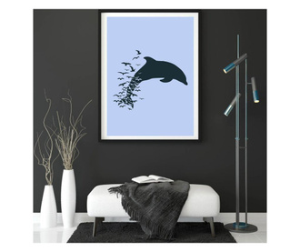 Poster Dolphin 50x70 cm