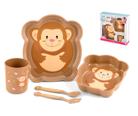 Otroški jedilni set Monkey