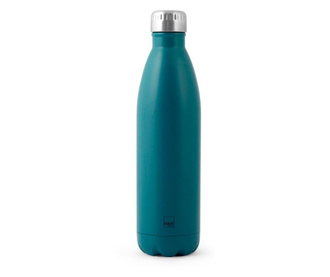 Termos H&h, Vacuum Bottle, inox, albastru, 750 ml
