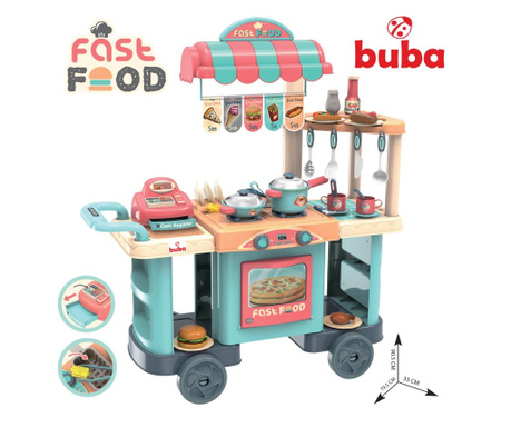 Ресторант на колела buba kitchen trolley 008-958, Синя