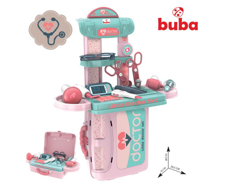 Детски лекарски комплект buba little doctor 008-975, Син/розов