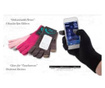 Manusi Glove Workshop din lana pentru Touchscreen, Unisex, Gri inchis