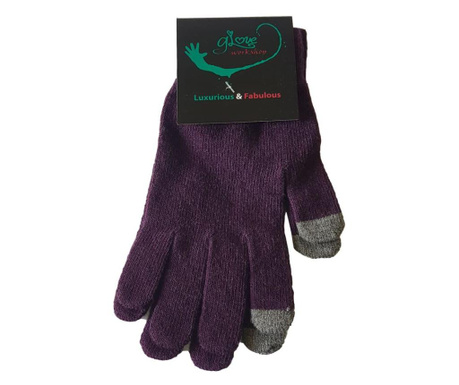 Manusi Glove Workshop din lana pentru Touchscreen, Unisex, Mov