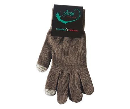 Manusi Glove Workshop din lana pentru Touchscreen, Unisex, Maro