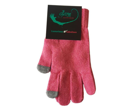 Manusi Glove Workshop din lana pentru Touchscreen, Unisex, Roz