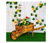 Suport de gradina pentru flori, Brouette model 1, 85x35x25 cm