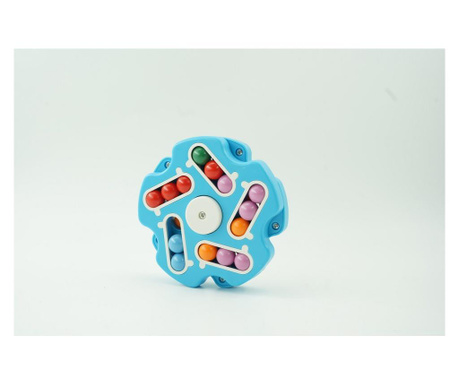 Cub magic interactiv, Magic Bean, jucarie antistres potrivit pentru copii si adulti, Stea, Albastru