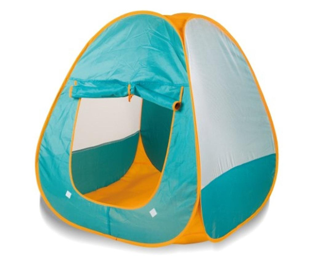 Set camping exterior/interior pentru copii, 7 accesorii cu tematica si cort, multicolor
