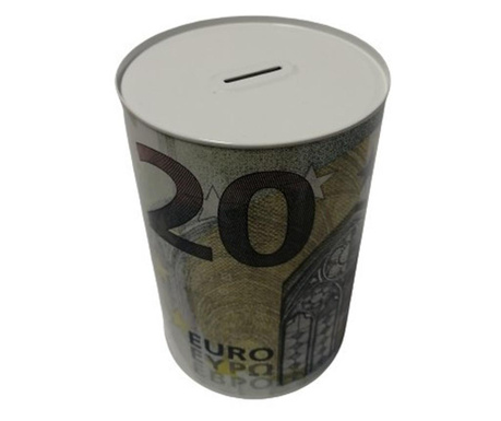 Fém persely, Euro mintával