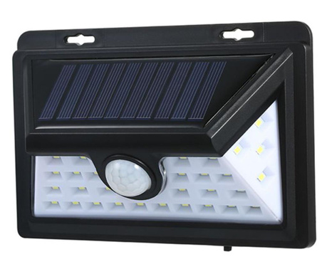 Lampa Solara Senzor De Miscare 34 x LED, Model XF-6022, 6W, 120 Grade, Baterie 1200 mAh