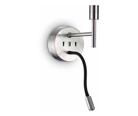 Zidna Lampa Set Up Map2 Nickel 259833 Ideal Lux