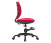 Rfg Детски стол candy foot black, дамаска, червена седалка, червена облегалка  60.5/58.5/28