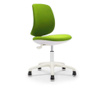 Rfg Детски стол lucky white, дамаска, зелена седалка, зелена облегалка  60.5/58.5/28