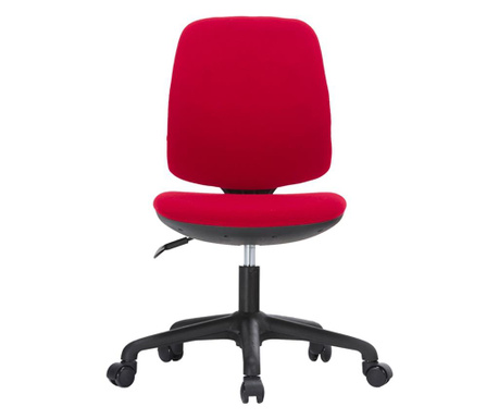 Rfg Детски стол lucky black, дамаска, червена седалка, червена облегалка  60.5/58.5/28
