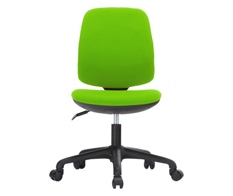 Rfg Детски стол lucky black, дамаска, зелена седалка, зелена облегалка  60.5/58.5/28