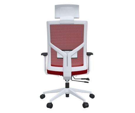 Rfg Директорски стол snow hb, червена седалка, червена облегалка  72/33/62