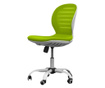 Rfg Детски стол flexy white, дамаска и меш, зелена седалка, зелена облегалка  57/55/32
