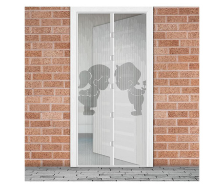 Szúnyogháló függöny ajtóra (puszis) - 100 x 210 cm