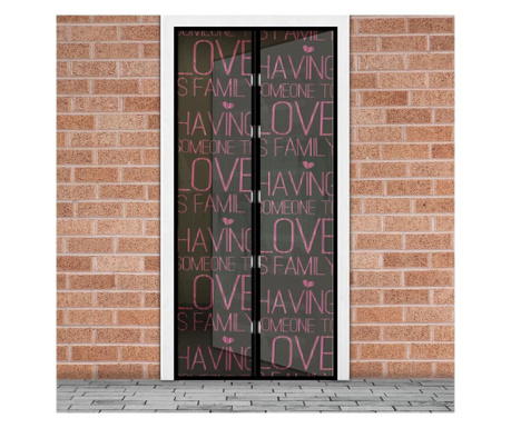 Szúnyogháló függöny ajtóra (love) - 100 x 210 cm