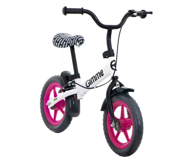 Bicicleta Balance bike with brakes Nemo - Pink