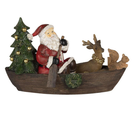 Figurica Božička v čolnu iz poliresina 22 cm x 10 cm x 13 h