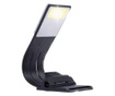 Lampa de Carte pentru citit, Neagra, cu incarcare USB, lumina calda si rece Silicko, 20x4x1 cm