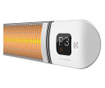 Incalzitor cu infrarosu pentru terase LUXEVA PRO WL 2500W, IP65, de perete, 6 trepte putere, termostat, temporizator, telecomand